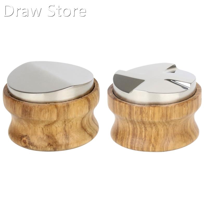 Wooden Coffee Distributor Espresso Palm Tamper 58mm Coffee P