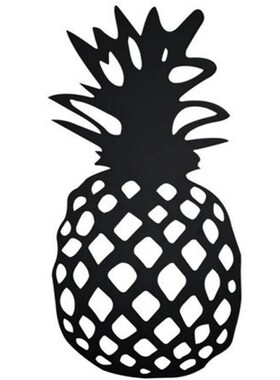 Metal Pineapple Shaped Wrought Iron Pendant Wall Decor Hollo