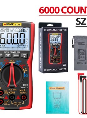 Handheld Multimeter 6000 Counts TRMS Auto-Ranging Voltmeter