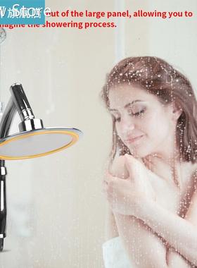 RecabLeght Adjustable Rainforest Shower Head 6inch Handheld