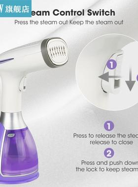 KKmoon 280mL Clothes Steamer 1500W Handheld Garment Steamer