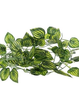 Artificial Watermelon Vine Reptile Lizards Terrarium Climb D