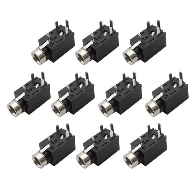 10Pcs/lot 2.5mm Headphone Jack PJ-210B 4 Pin DIP 2.5mm Femal