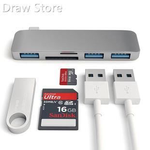 5-In-1 Thunderbolt 3 Adapter USB Type C Hub Dock Dongle with