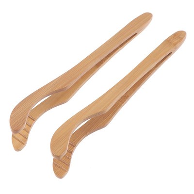 2Pcs 18CM Wooden Toaster Bagel Bacon Squeezer Sugar Ice Tea