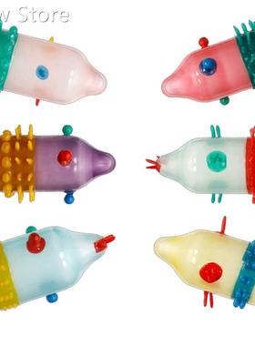 6pcs/Set Super Stimulating Spike Condom G-Spot Vagina Stimul