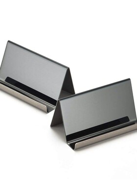 Stainless Steel Business Card Holder For Desk Office Visitin