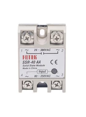 solid state relay SSR-40AA 40A actually 80-250V AC TO 24-380