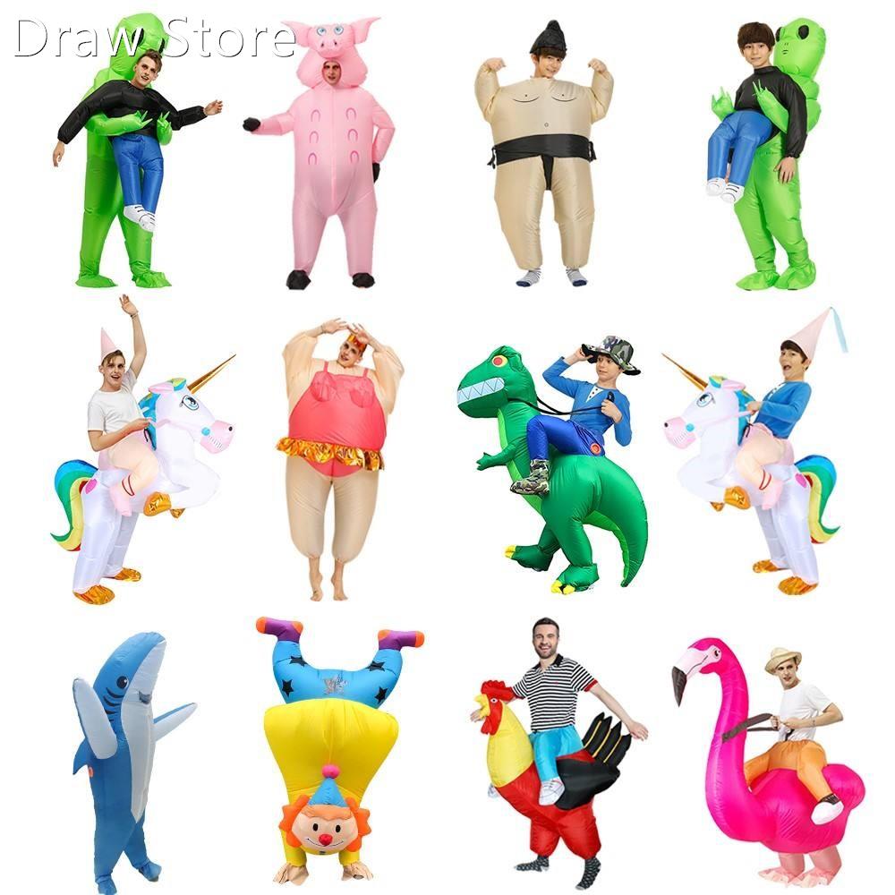 New Inflatable Dinosaur Costume Alien Sumo Party Costumes Un