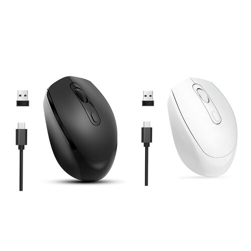 2.4G Wireless Optical Mute Mouse 4 Buttons Portable Computer