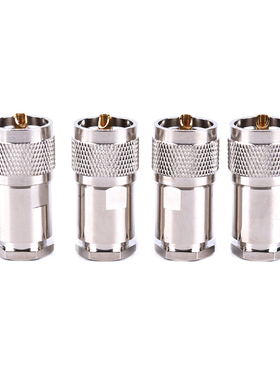 1pc UHF Male Plug PL259 Clamp 适用于 RG8 RG165 RG213 7D-FB C
