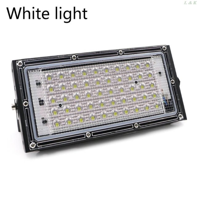 LED Floodlight Outdoor Spotlight 50W Wall Washer Lamp Reflec