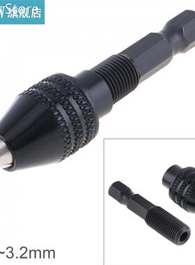 0.3-3.2mm Drill Three Claw Chuck Drill Impact Driver Adapter