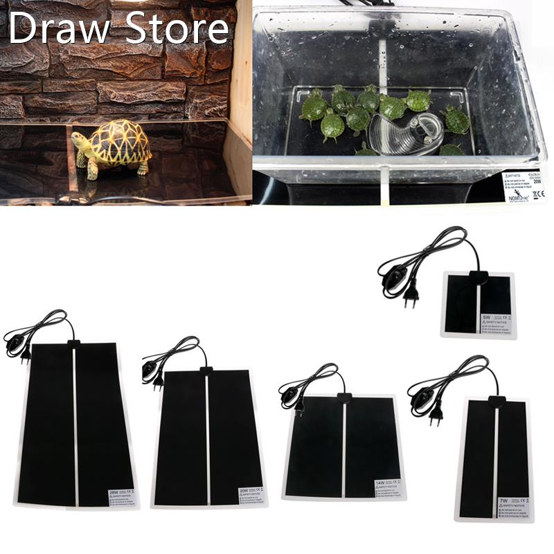 Adjustable Temperature Pet Heating Warmer Amphibians Bed Mat