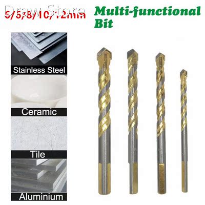 5pcs Multi Purpose Carbide Tipped Drill Bit Set 适用于 Mason