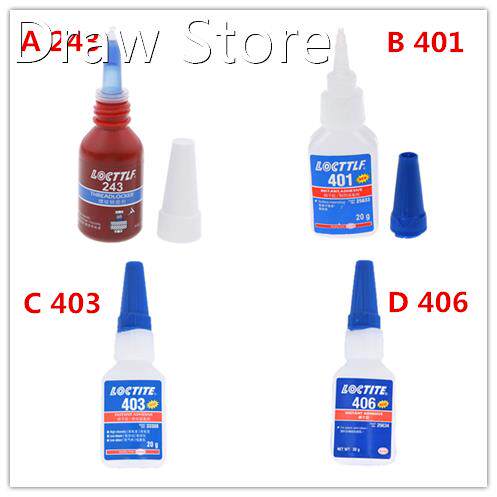 1pc New 243/401/403/406 Useful 4 Different Types Adhesive Bo