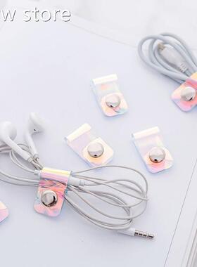 5pc Cable Winderi O1rganizer Deesk SetWre Data  Line Holdr P