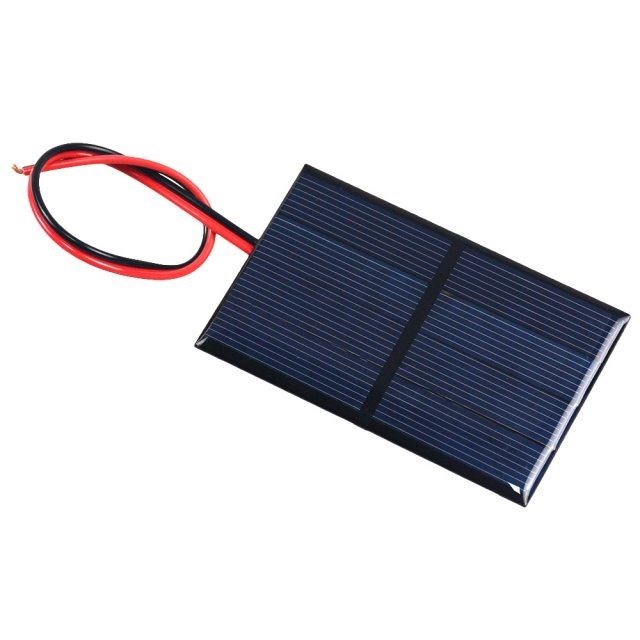 1PCS 2V 300mA 0.6W Solar Panel With 30CM Wire  Solar Sys