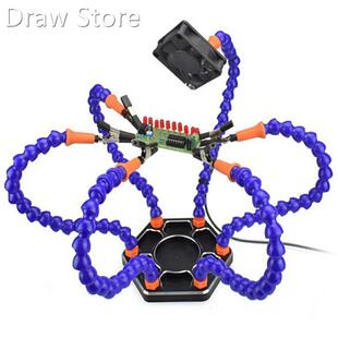 USB Interface DC Fan Repair Auxiliary Soldering Station, Six