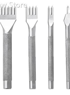 4 Pcs Stitching Chisel Set,1/2/4/6 Prong DIY Diamond Lacing