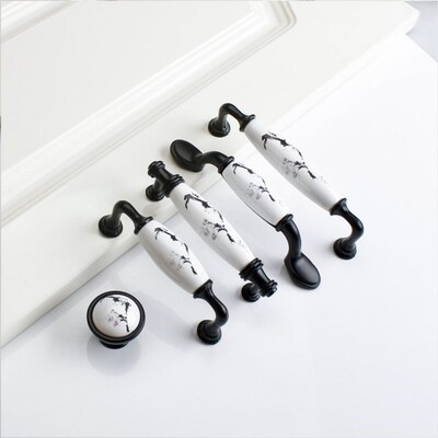 ZENHOSIT Ceramics Handle For Cabinet Handles Kitchen Cupboar