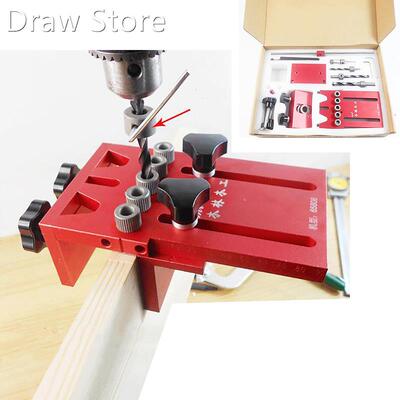 Log Tenon Hole Punch Combo/Triple Punch Locator Dowelling Ji