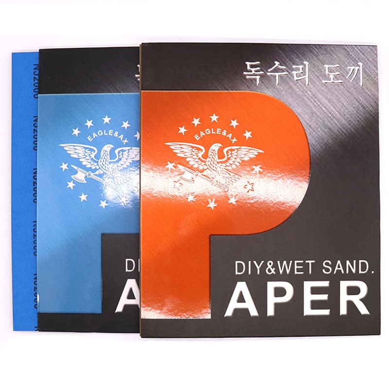 80-800 Grit Water & Dry Sandpaper 280x230mm Jade Wenwan Mirr