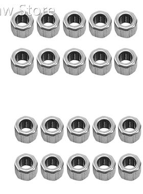 20Pcs Needle Bearing HF081412 Outer Ring Octagon One-Way Nee