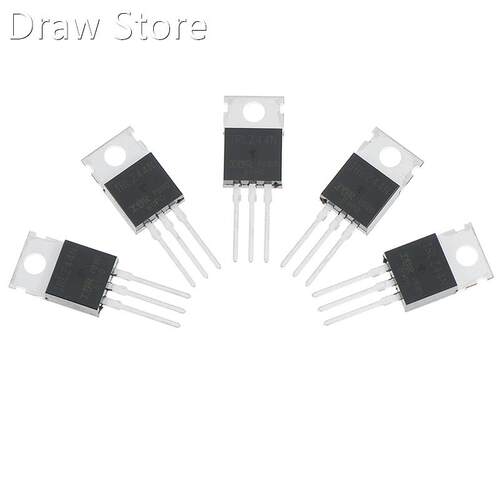 5Pcs IRLZ44N TO-220 Power Mosfet Logic Level N-channel 0.02O