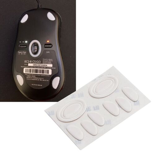 2Pack Mouse Feet Pedal for ZOWIE EC1-B EC2-B Mouse Replaceme