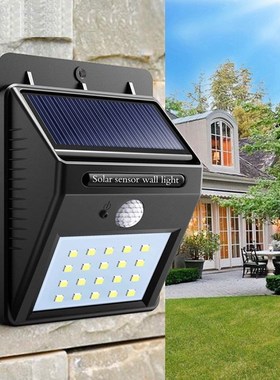 Waterdichte 20 Led Zonne-verlichting Motion Sensor Wandlamp