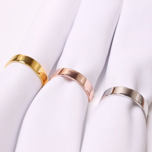 1 Pc Gold Napkin Rings Set  Table Accessories Modern Design