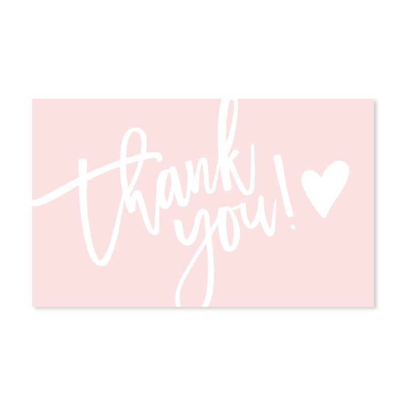 30 Pcs Grateful Labels Thank You Card for Celebration,Weddin