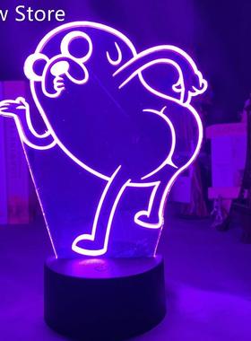 Adventure Time Jake The Dog Bend Over Figure Led Night Light