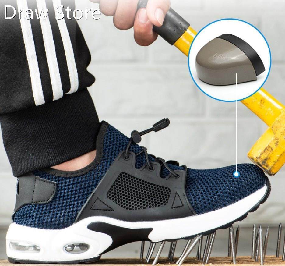 Men Safety Work Shoes Men Outdoor Steel Toe Footwear Milita