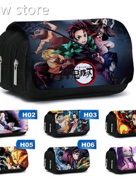 1Pcs Anime Deon Slayer Kimetsu mo Yaiba1 Pencil NCase Zipper