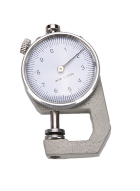 0-10mm Dial Thickness Gauge Leather Paper Thickness Meter Te
