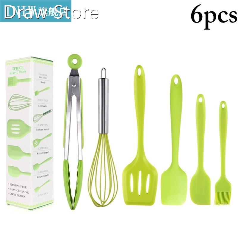 6Pcs Cooking Utensil Set Heat Resistant Food Grade S