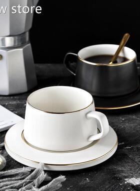 MUZITeYa Ceramic Coffe Cu1p A nd SucerCreative Design Porcel