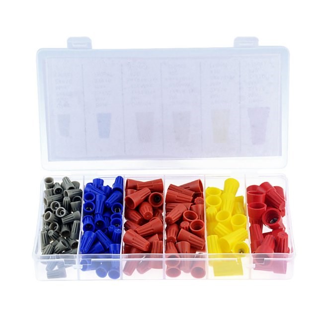 180PCS/Box P1-P6 Quick Wire Connector Caps Electrical Insula
