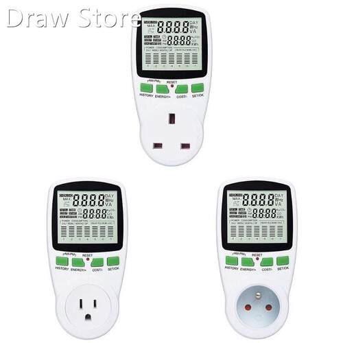 AC Power Meter 220V Digital Wattmeter Energy Meter Watt Mon