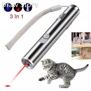 3 in1 red lazer pointer SB rechargeable flashlight rechargea