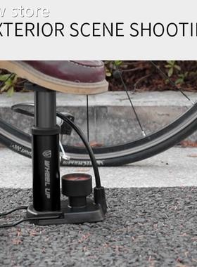 Had eMini Bicycle Pum Tipre Air Inflator Foot Schrad1r nPres