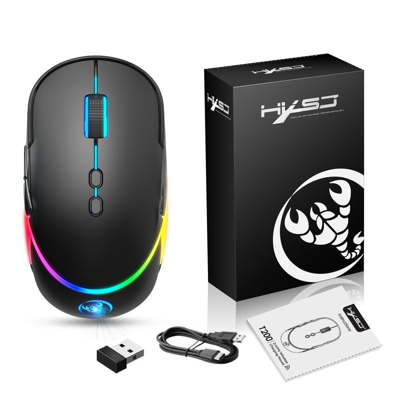 Creative Rechargeable Wireless Mouse 2.4G USB Optical Gaming