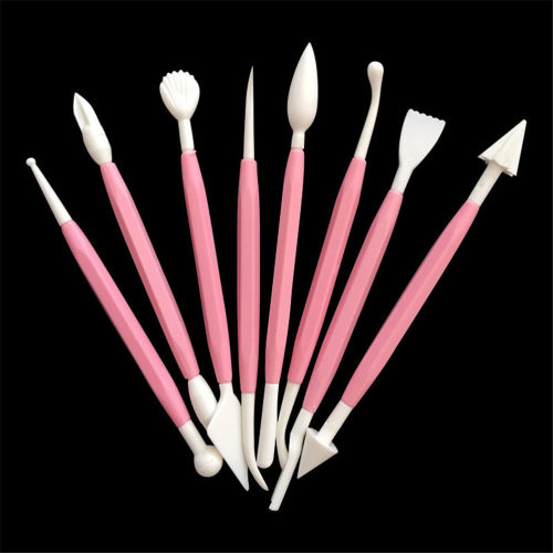 8Pcs Carving Sculpture Shaper Wax Carving Pottery Tools Plas