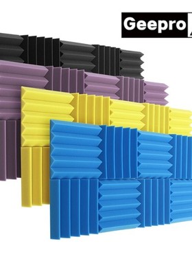 Geepro 10pcs 250x250x50mm Soundproofing Acoustic Panel Acous