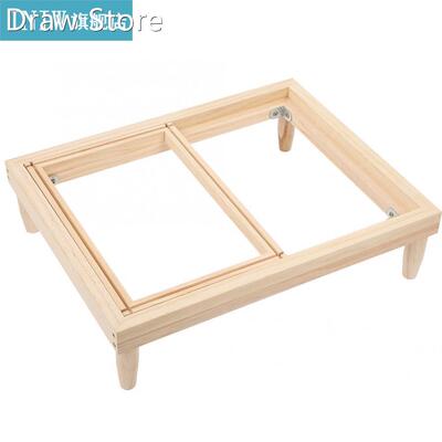 Embroidery Frame Set Pine Wooden DIY Needlecraft Cross Stitc