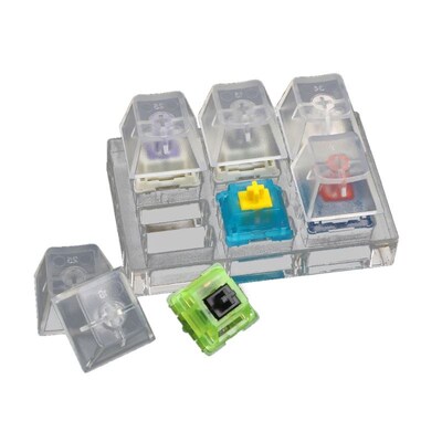 6 Pieces SP STAR Switch Tester Switch Sampler Mechanical Key