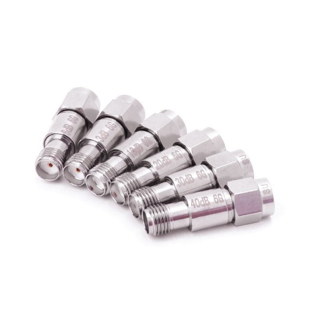 2W SMA Coaxial Fixed Attenuators Frequency 6GHz 8GHz SMA Fix