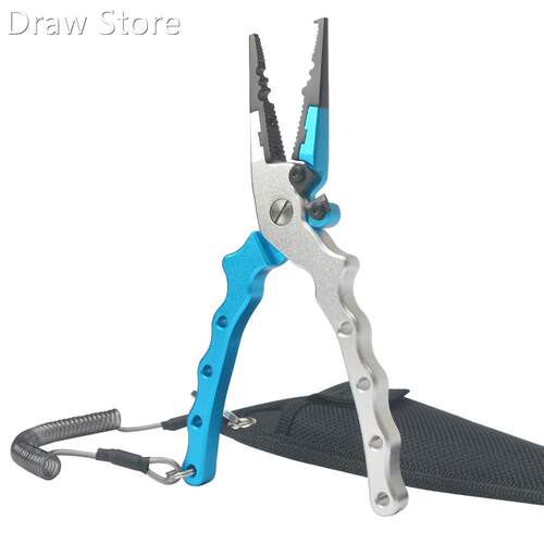 New design Alumimum Multi function Fishing Pliers Lure Fish